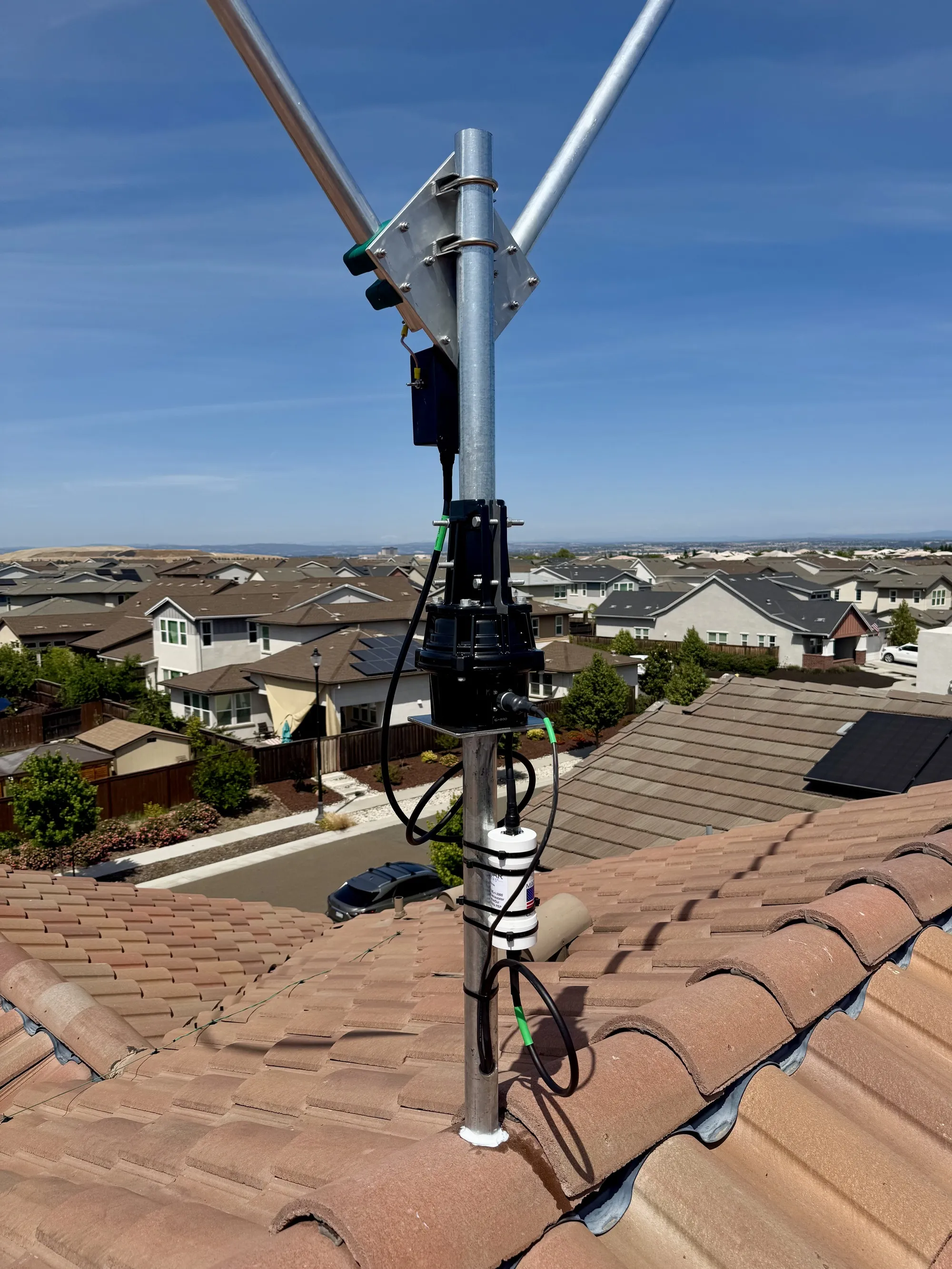 Rotor and choke mounted