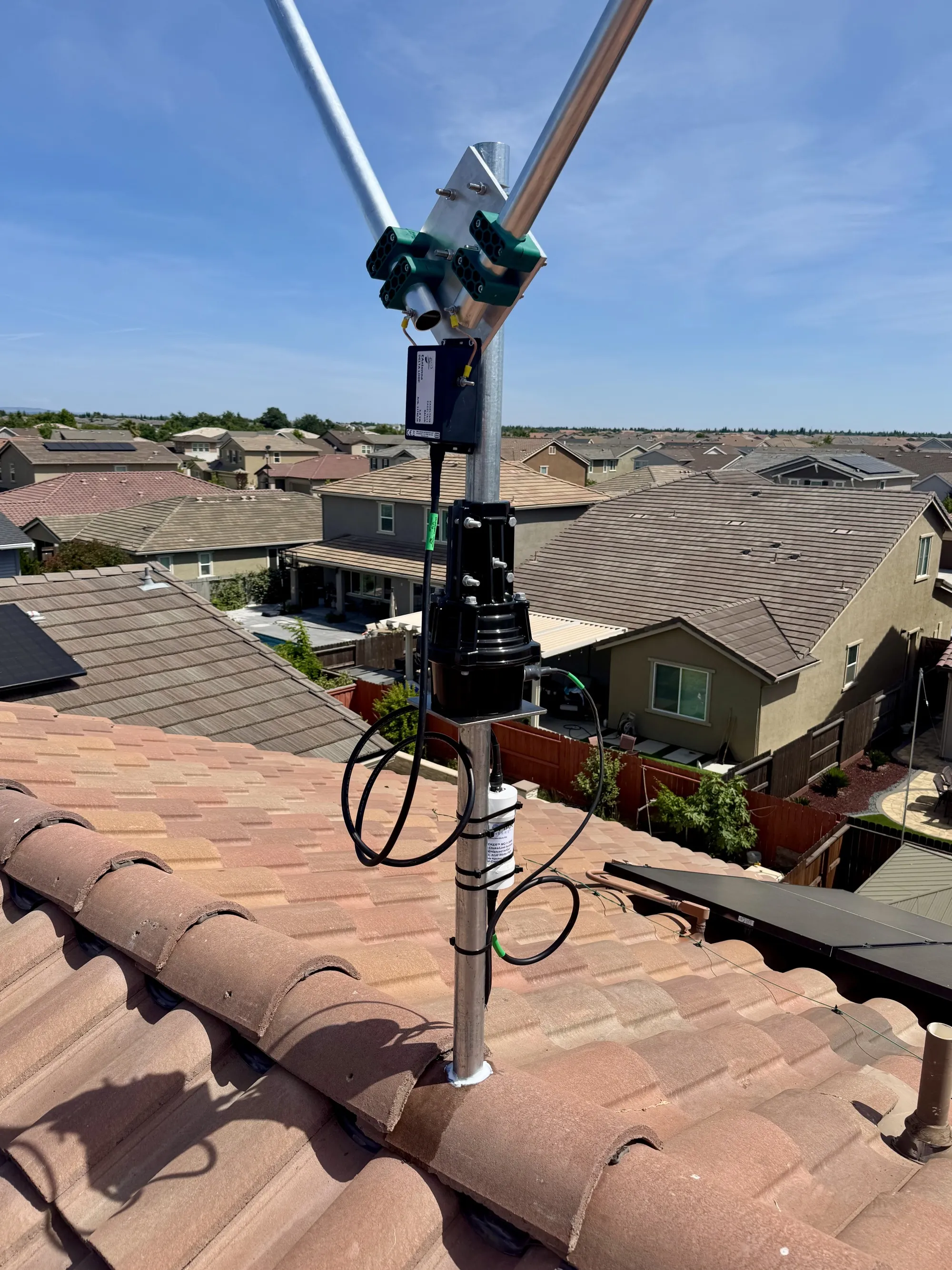 Rotor and choke mounted